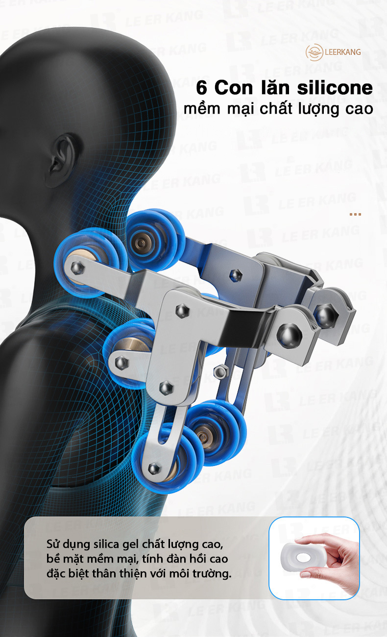 Hệ thống massage được cải tiến 