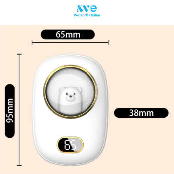 Máy sưởi cầm tay tích hợp sạc dự phòng hình gấu