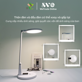 Đèn bàn LED thông minh sạc không dây SAMSON IFD-FC-015