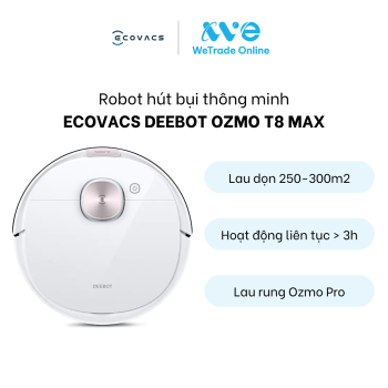 Robot hút bụi Ecovacs Deebot Ozmo T8 Max
