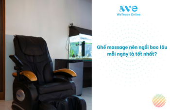 Ghế massage nên ngồi bao lâu mỗi ngày là tốt nhất?